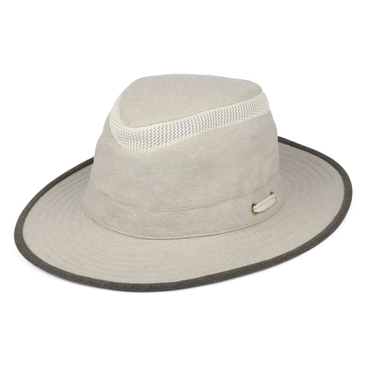 Sombrero TMH55 Mash Up plegable de algodón y cáñamo de Tilley - Arena-Marrón