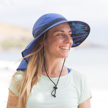 Sombrero playero Shade Goddess de Sunday Afternoons - Púrpura