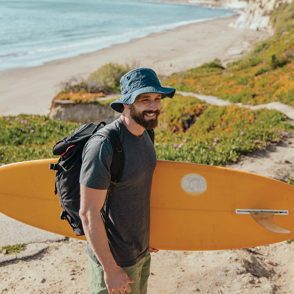 Sombrero de Sol T3 Wanderer plegable de Tilley - Azul Marino