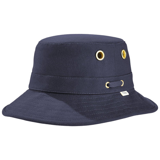 Sombrero de pescador Iconic T1 de lona de algodón de Tilley - Azul Marino