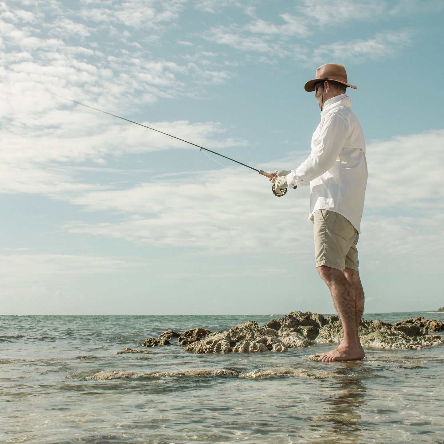 Sombrero Fedora Easy Breezer de Sunday Afternoons - Kaki