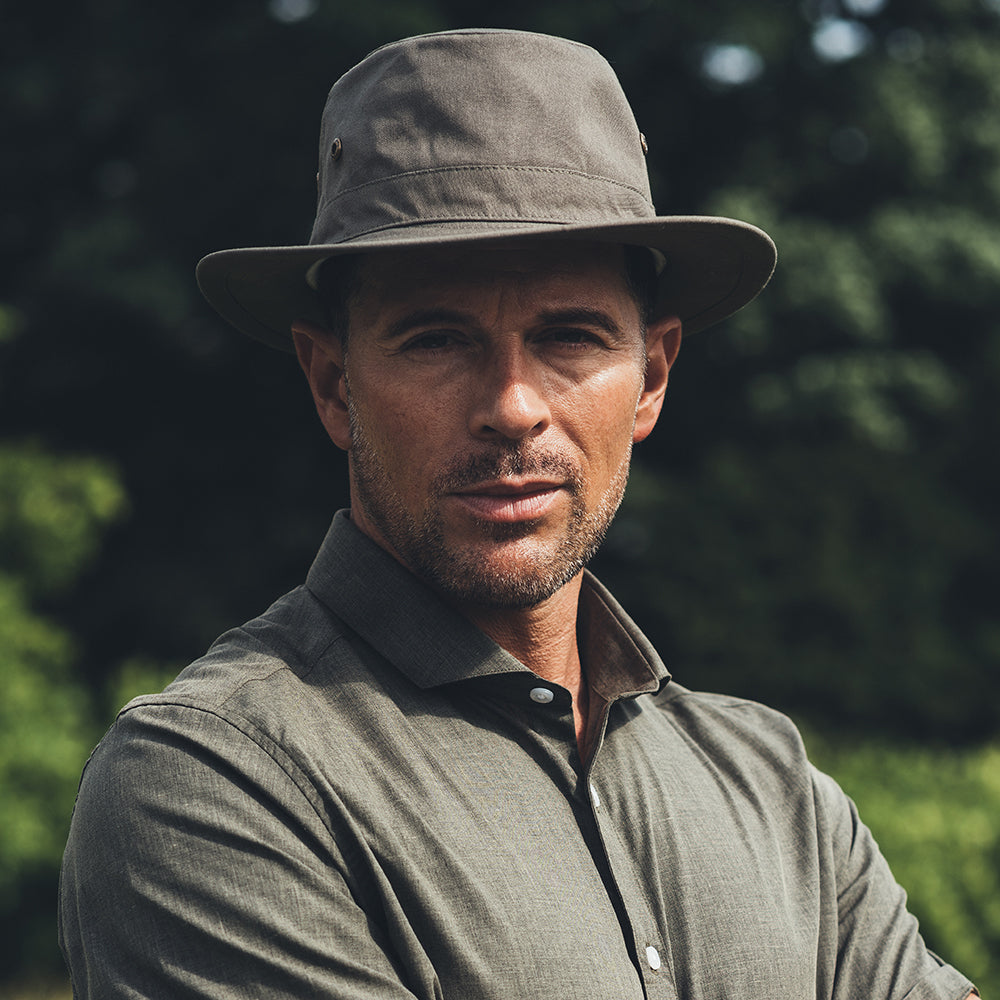 Sombrero de Sol Traveller plegable de Failsworth - Kaki