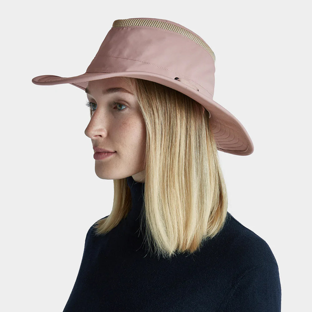 Sombrero de Sol LTM6 Airflo plegable de Tilley - Rosa Claro