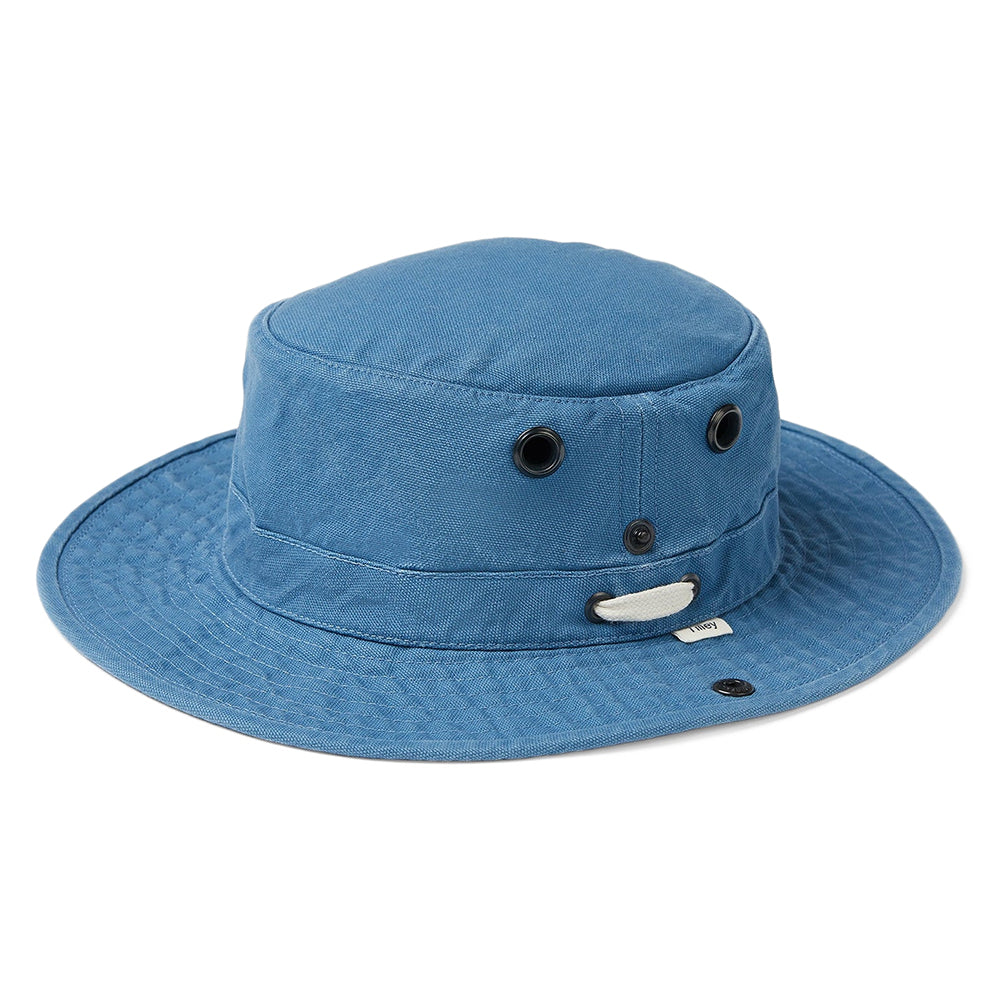 Sombrero de Sol T3 Wanderer plegable de Tilley - Azul Vaquero