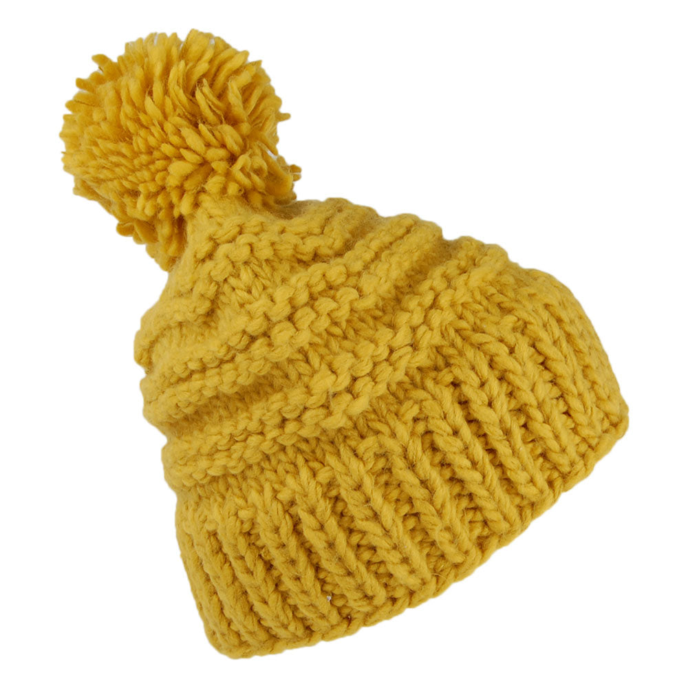 Gorro Jasmin con pompón de Barts - Mostaza