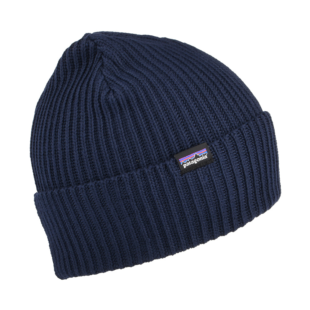 Gorro Beanie Fishermans con vuelta de Patagonia - Azul Marino