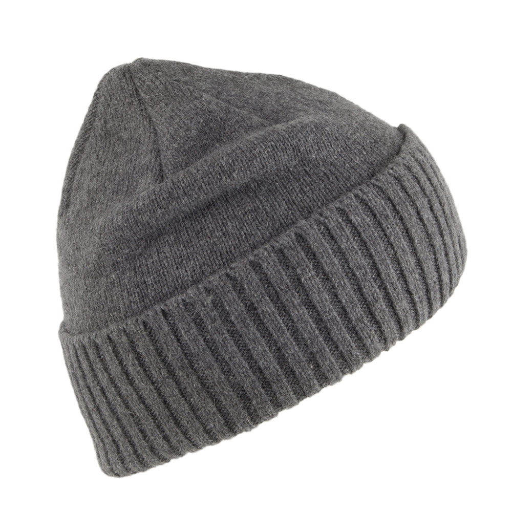 Gorro Beanie Brodeo de lana reciclada de Patagonia - Antracita