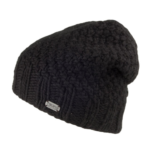 Gorro Beanie con botón de Kusan - Negro