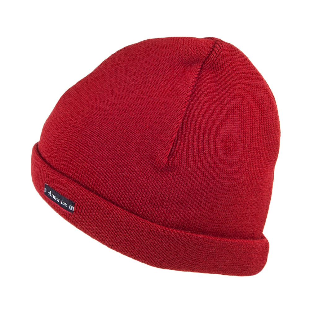 Gorro Beanie Lannion de lana pura de Armor Lux - Rojo