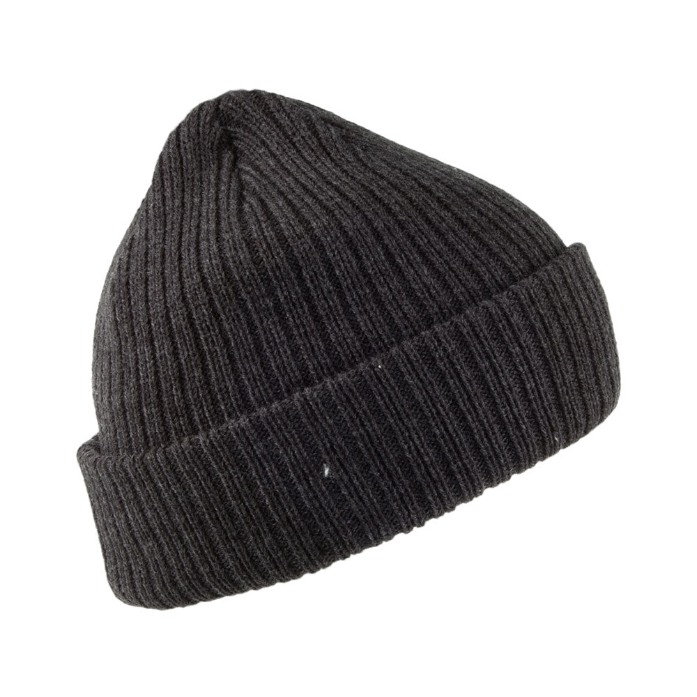Gorro Beanie Arcade con vuelta de Billabong - Negro Jaspeado