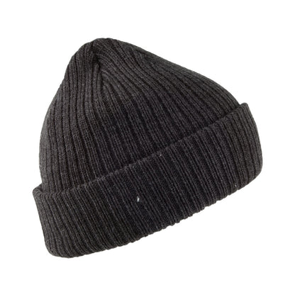 Gorro Beanie Arcade con vuelta de Billabong - Negro Jaspeado