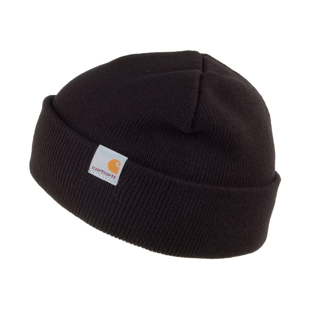 Gorro Beanie Stratus Short Watch de Carhartt WIP - Negro