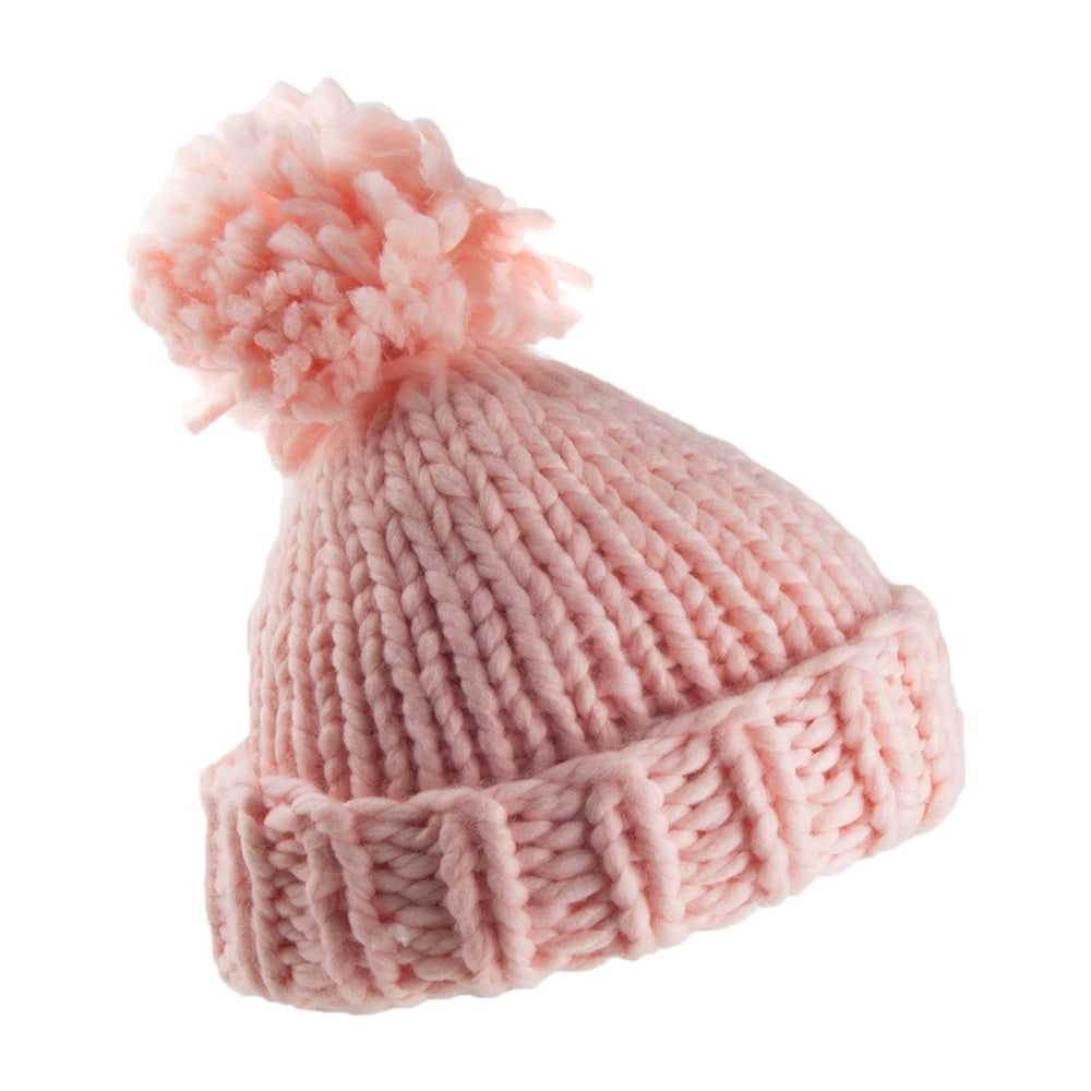 Gorro con pompón Rosa de O'Neill - Rosa
