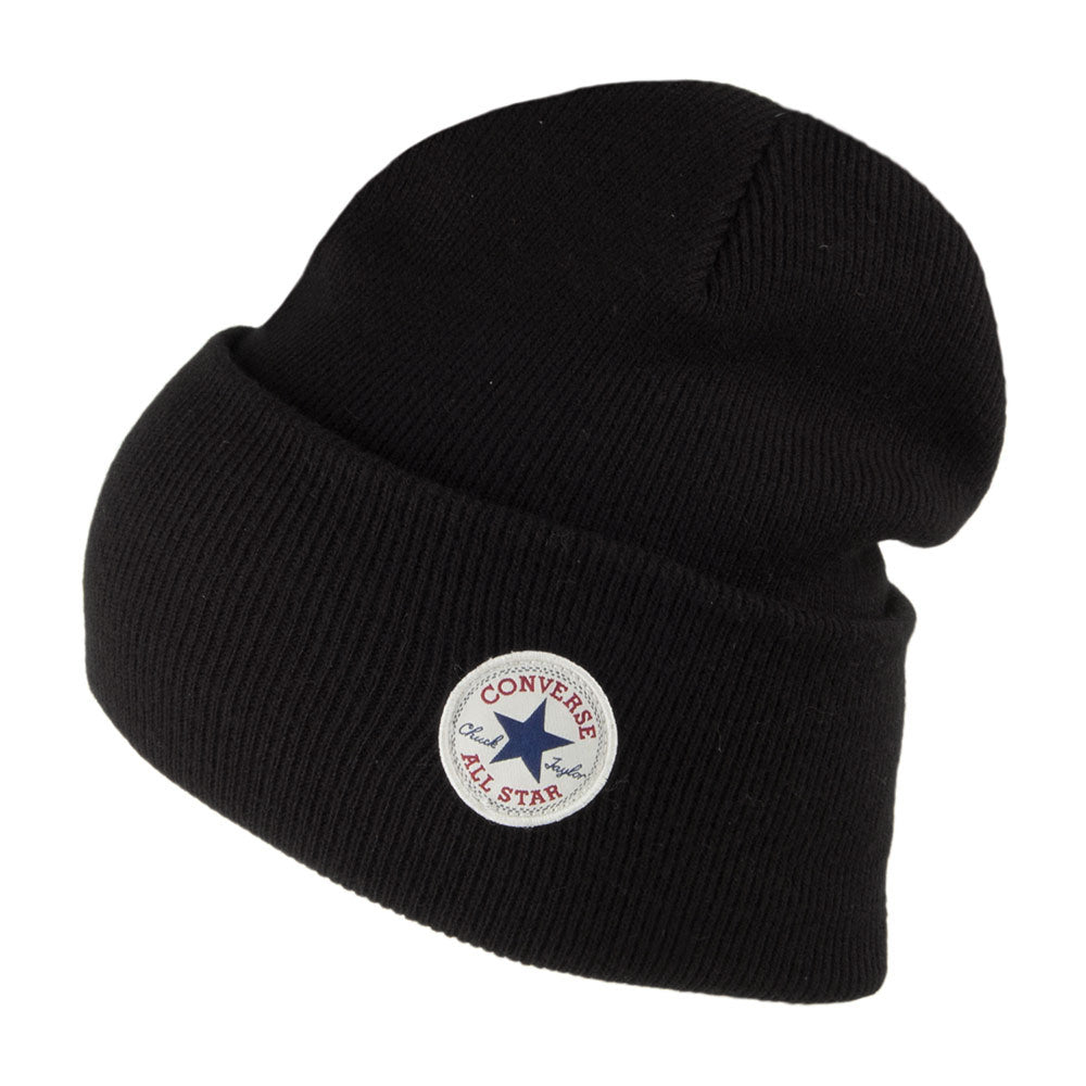 Gorro Beanie Chuck Taylor de talle alto de Converse - Negro