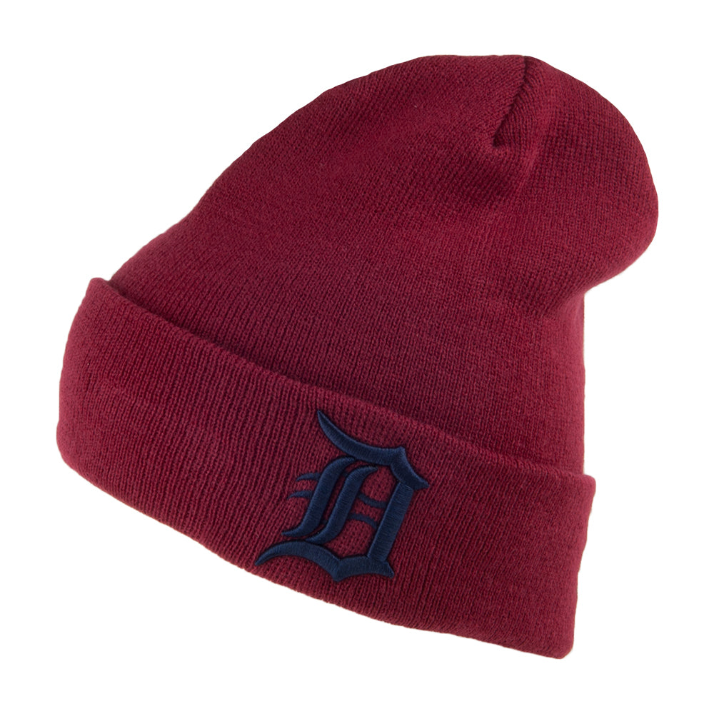 Gorro Beanie con vuelta tejida Detroit Tigers League Essential de New Era - Rojo Cardenal