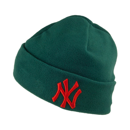 Gorro Beanie tejida de Micro Polar Winter Utility New York Yankees de New Era - Verde-Naranja