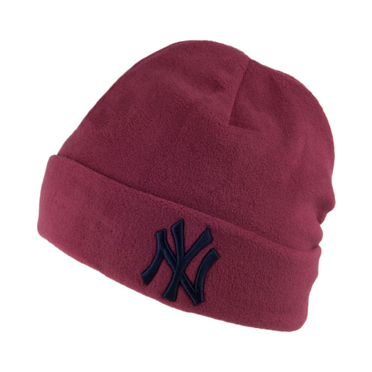 Gorro Beanie tejida de Micro Polar Winter Utility New York Yankees de New Era - Rojo Cardenal