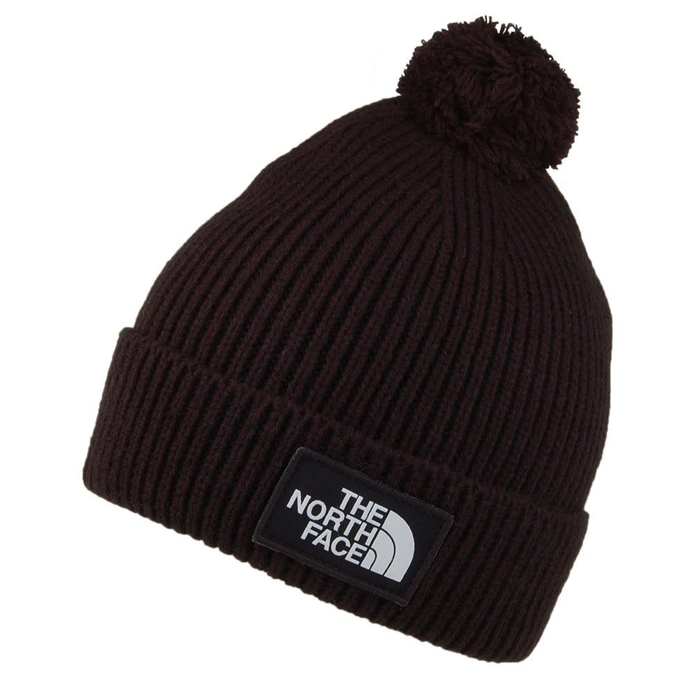 Gorro con Pompón Logo Box reciclada de The North Face - Negro