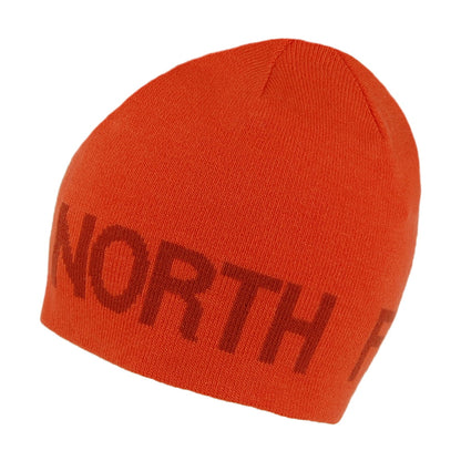 Gorro Beanie TNF Banner reversible de The North Face - Naranja-Rojo