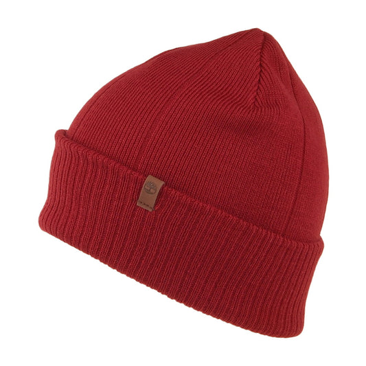 Gorro Beanie Reversible reversible acanalado de Timberland - Vino