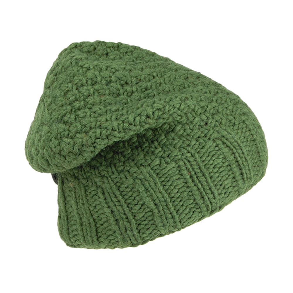 Gorro Beanie Button Down de Kusan - Verde