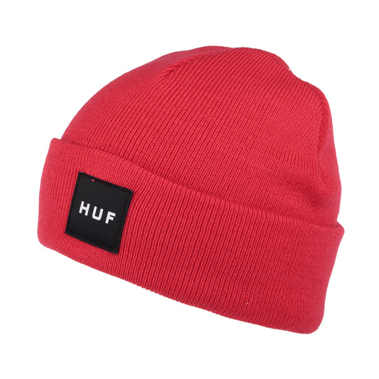 Gorro Beanie Box Logo de HUF - Rojo