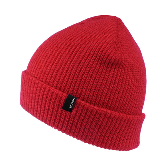 Gorro Beanie Heist con vuelta de Brixton - Rojo