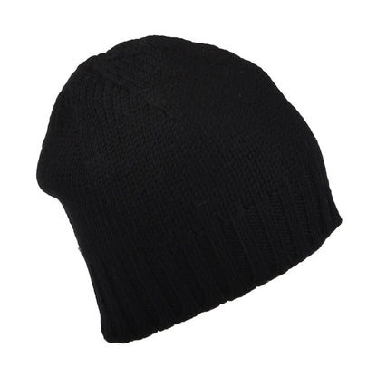 Gorro Beanie de lana merino de Kusan - Negro
