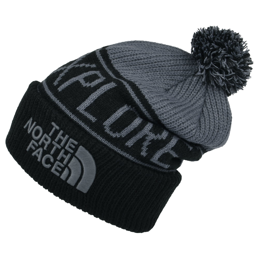 Gorro con pompón Retro TNF Pompón de The North Face - Gris-Negro