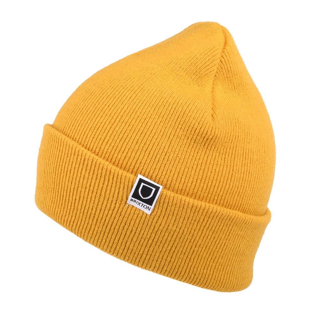 Gorro Beanie Harbor Beta de Brixton - Mostaza