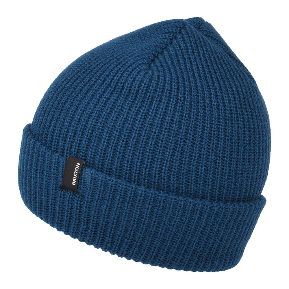 Gorro Beanie Heist con vuelta de Brixton - Azul Medio