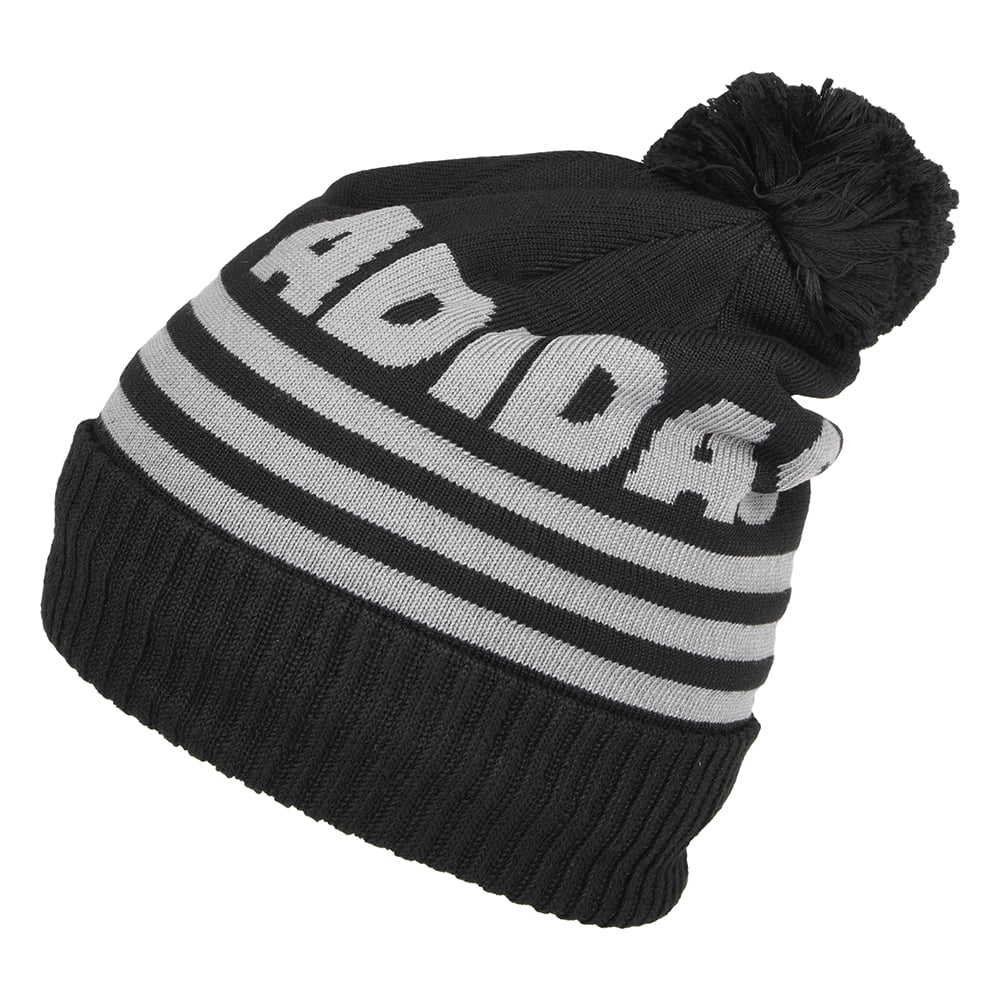 Gorro con pompón Font de Adidas - Negro
