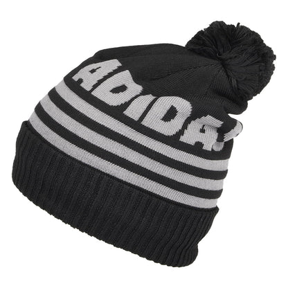 Gorro con pompón Font de Adidas - Negro