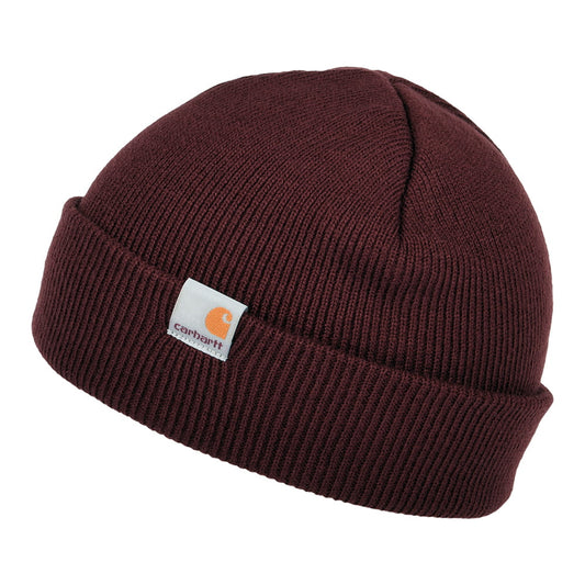 Gorro Beanie Stratus Short Watch de Carhartt WIP - Vino