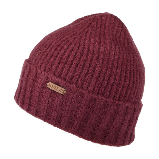 Gorro Beanie Bamburgh II de Joules - Rojo Intenso