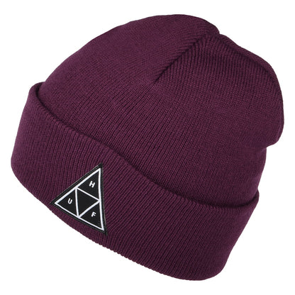 Gorro Beanie Triple Triangle II de HUF - Berenjena