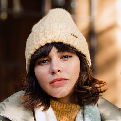 Gorro Beanie Anye reciclado de Barts - Mostaza