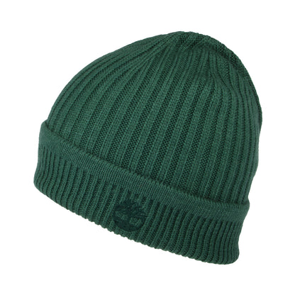 Gorro Beanie punto acanalado de Timberland - Verde