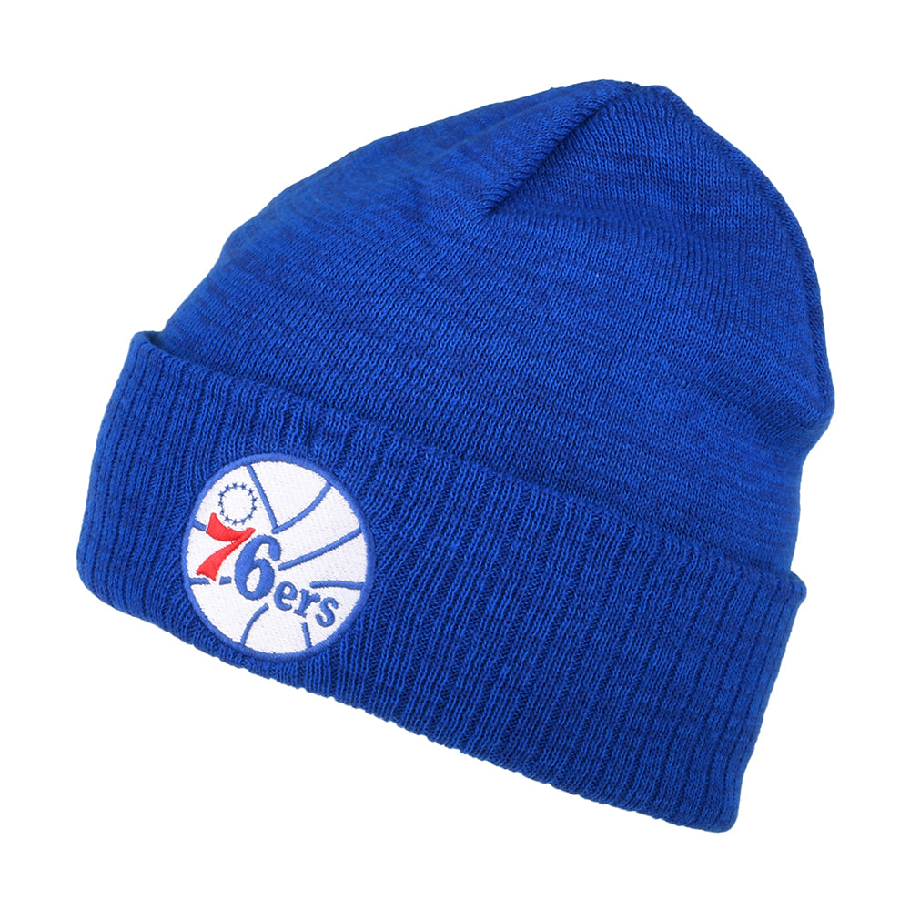 Gorro Beanie NBA Fandom Knit HWC Philadelphia 76ers de Mitchell & Ness - Azul Real