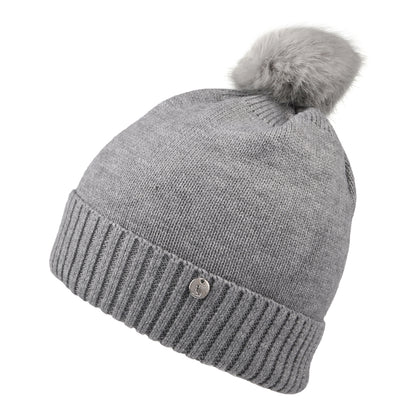 Gorro con pompón Stafford Dragonfly de Joules - Gris