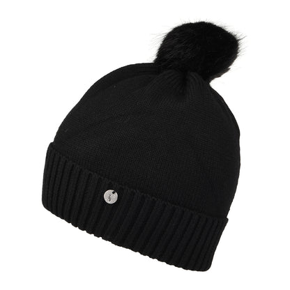 Gorro con pompón Stafford Dragonfly de Joules - Negro