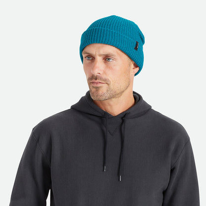 Gorro Beanie Heist con vuelta de Brixton - Azul Mar