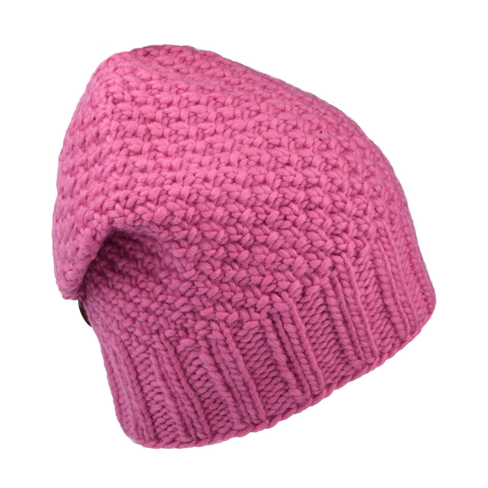 Gorro Beanie con botón de Kusan - Rosa