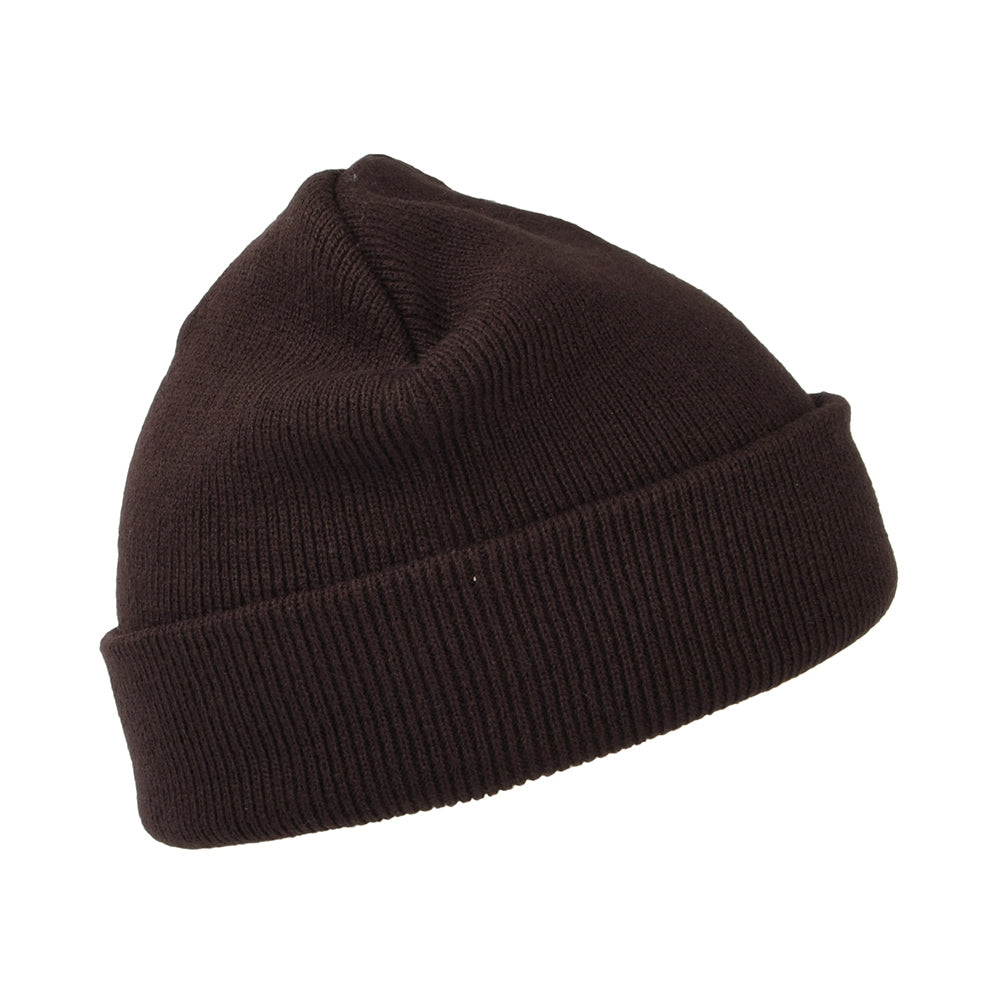 Gorro Beanie Stratus Short Watch de Carhartt WIP - Marrón Oscuro