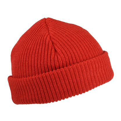 Gorro Beanie de canalé Short Cuff de New Era - Rojo