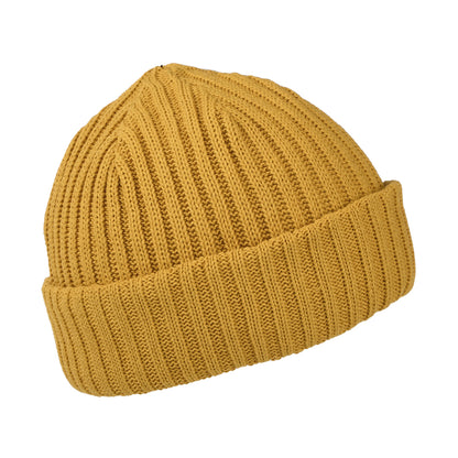 Gorro Beanie pescador de canalé de Levi's - Amarillo