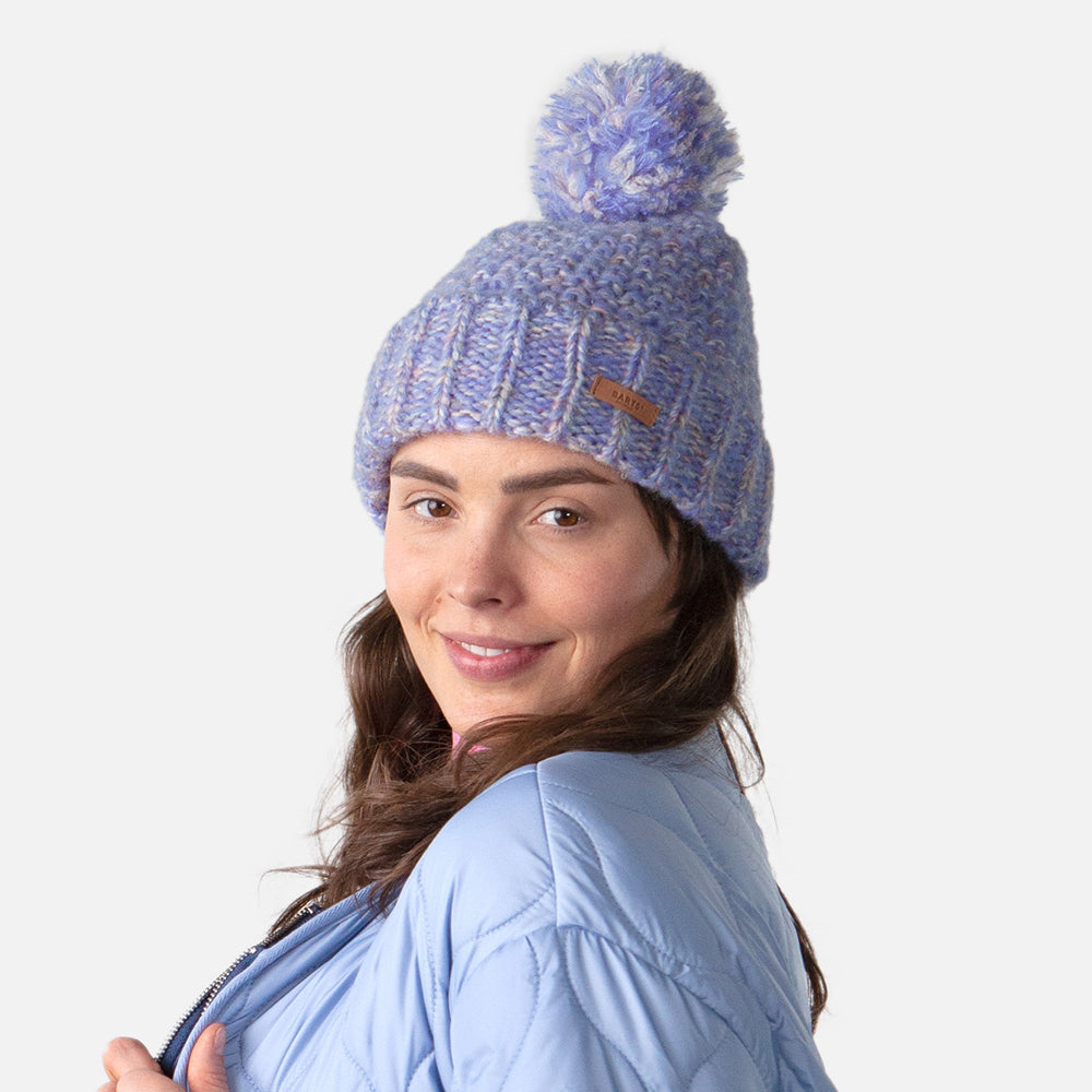 Gorro con pompón Aitane Chunky de Barts - Morado