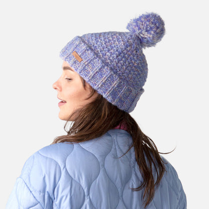 Gorro con pompón Aitane Chunky de Barts - Morado