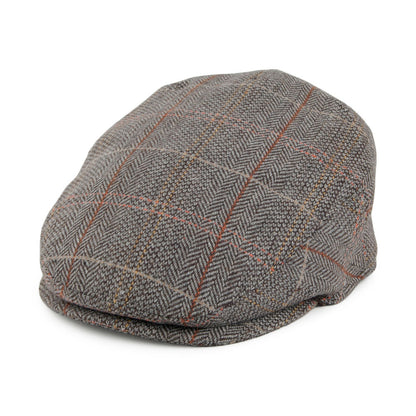 Gorra plana niño de Tweed de Jaxon & James - Marrón-Gris