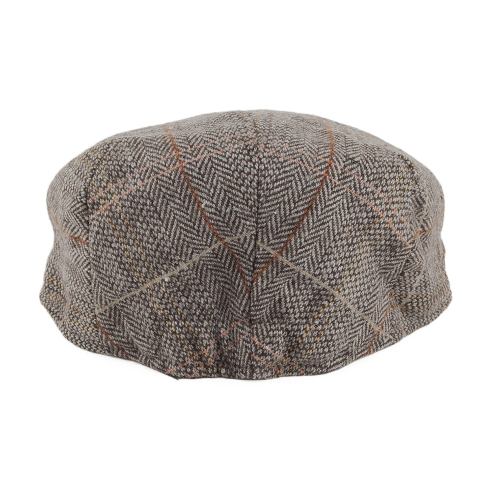 Gorra plana niño de Tweed de Jaxon & James - Marrón-Gris